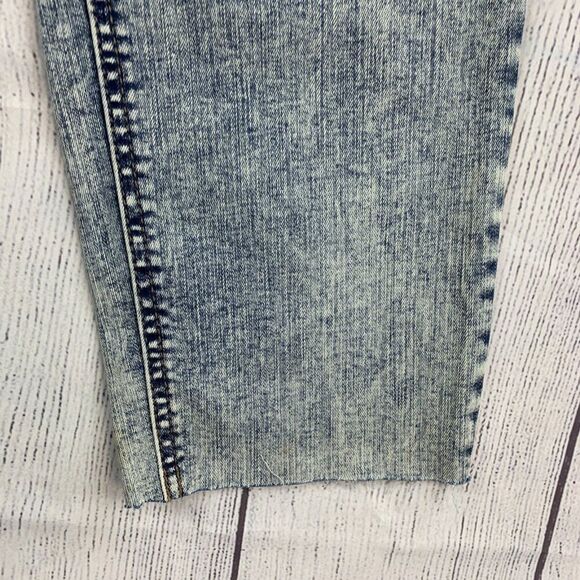 Est. 1946 Denim Jeans sz 16 Hi Rise Acid Wash Tapered Leg Inseam 30" - Picture 4 of 13
